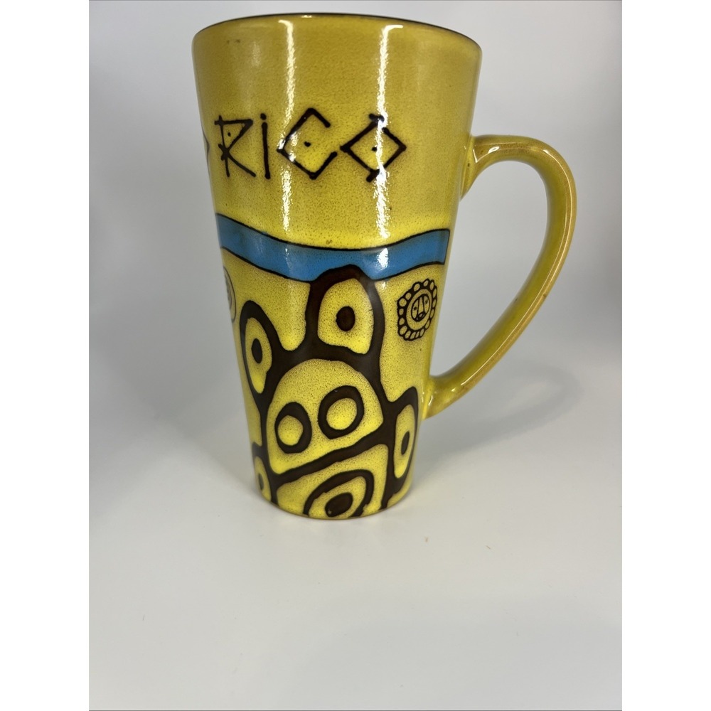 Puerto Rico Coffee Mug 6" Tall Decorative Travel Souvenir Cup‎